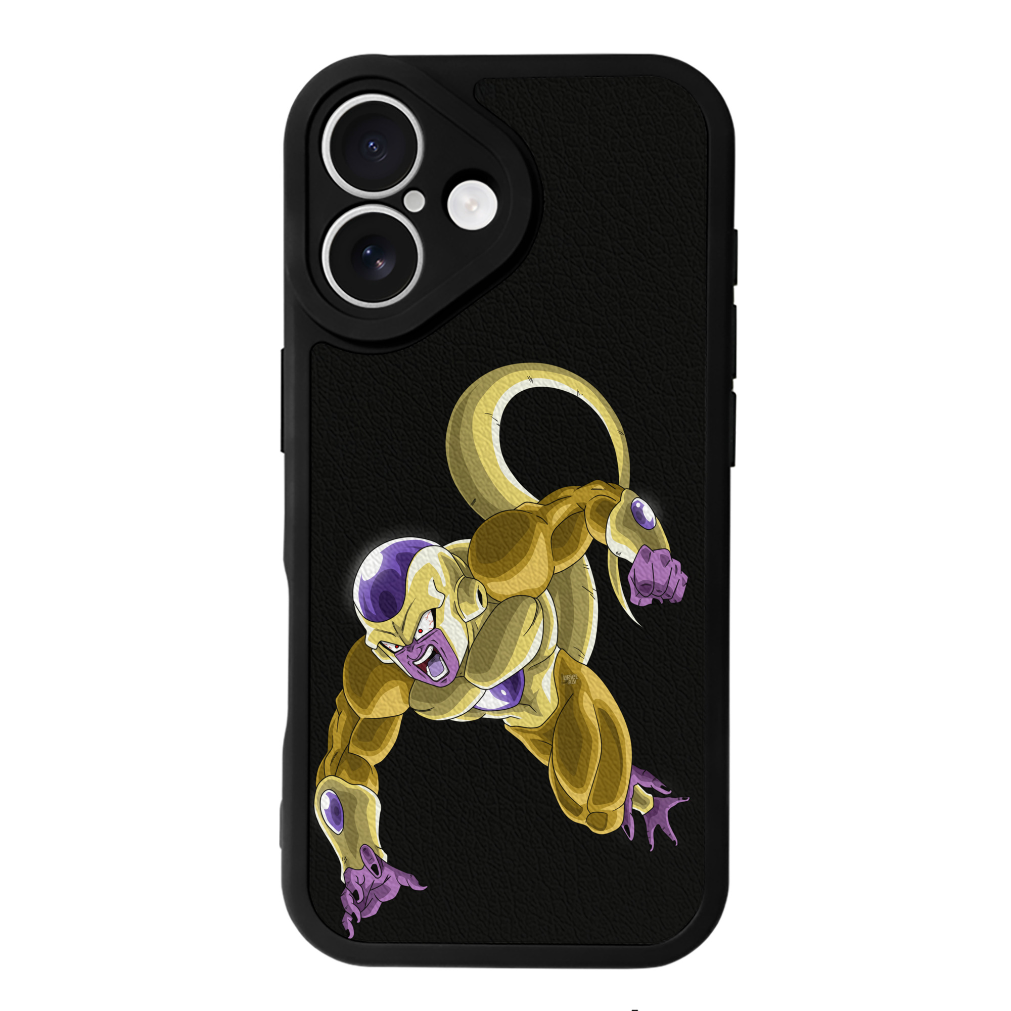（画像用） ドラゴンボール フリーザ DRAGON BALL Frieza 【iPhone 16シリーズ対応】シリコンスマホケース（レザー調） 材質：シリコン